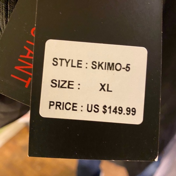 Mens Xl parka Maximos USA by R&B extra zippers on coat water resistant - Picture 3 of 3